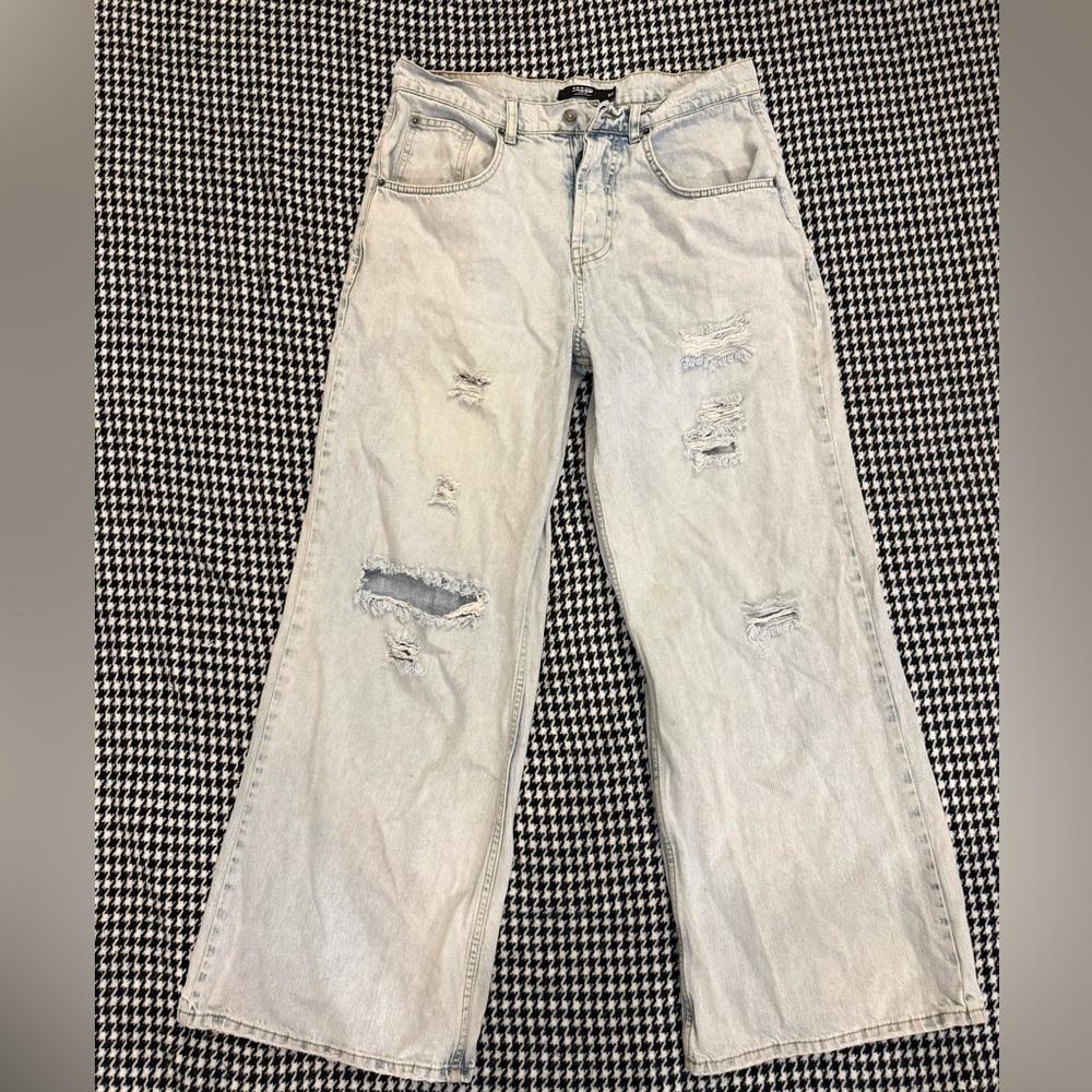Jaded London Light Blue Relaxed Men Jeans